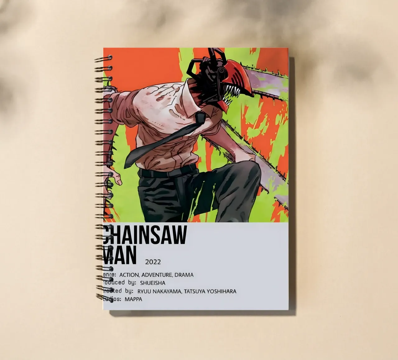 CHAINSAW MAN  2022 spiral notebook by Totoya