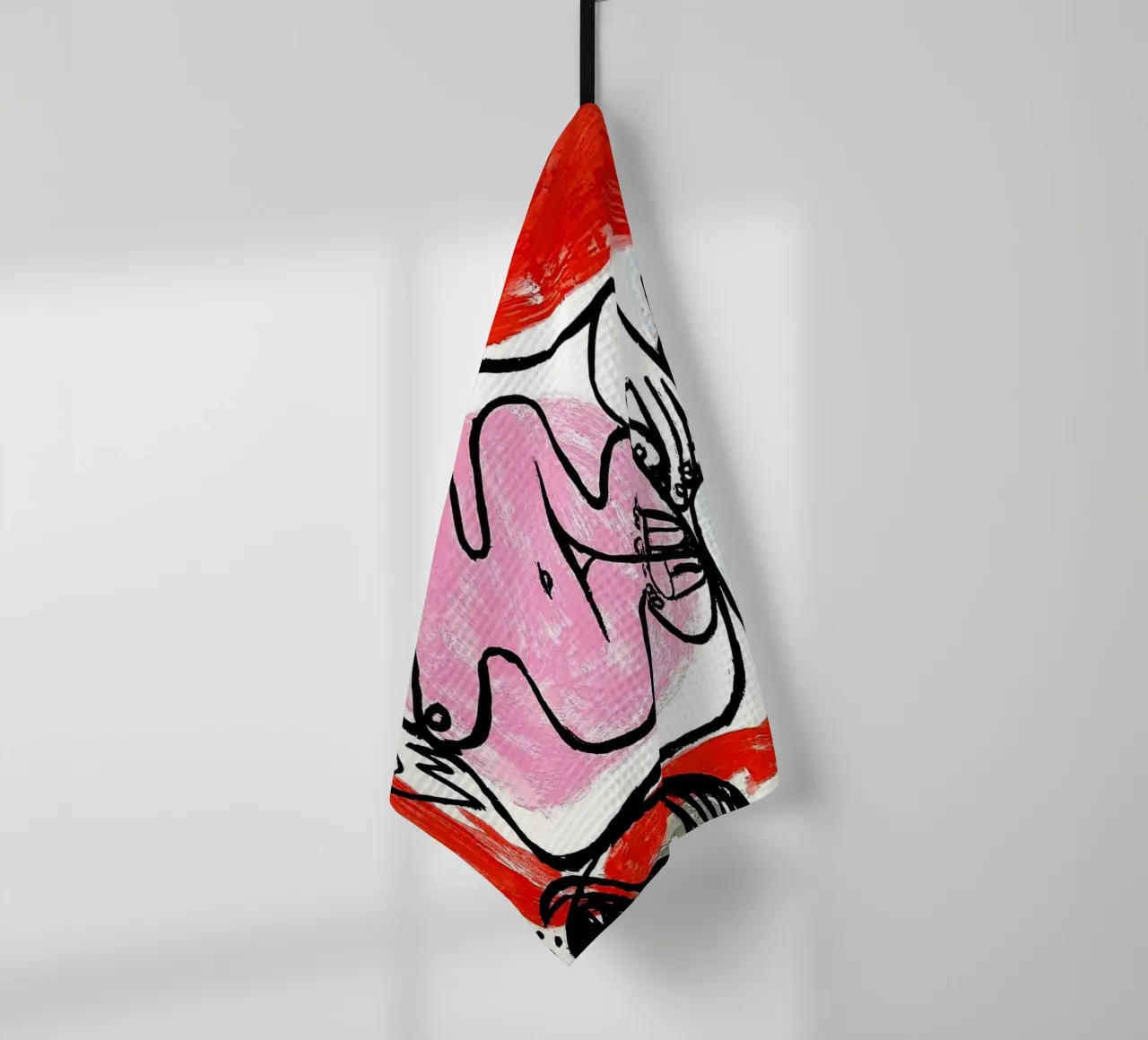 Animale nudo di Le Corbusier 1965 canovaccio da cucina da Ettyhmoz