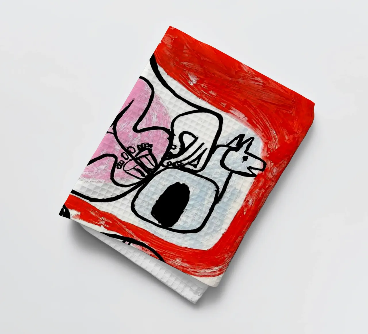 Animale nudo di Le Corbusier 1965 canovaccio da cucina da Ettyhmoz