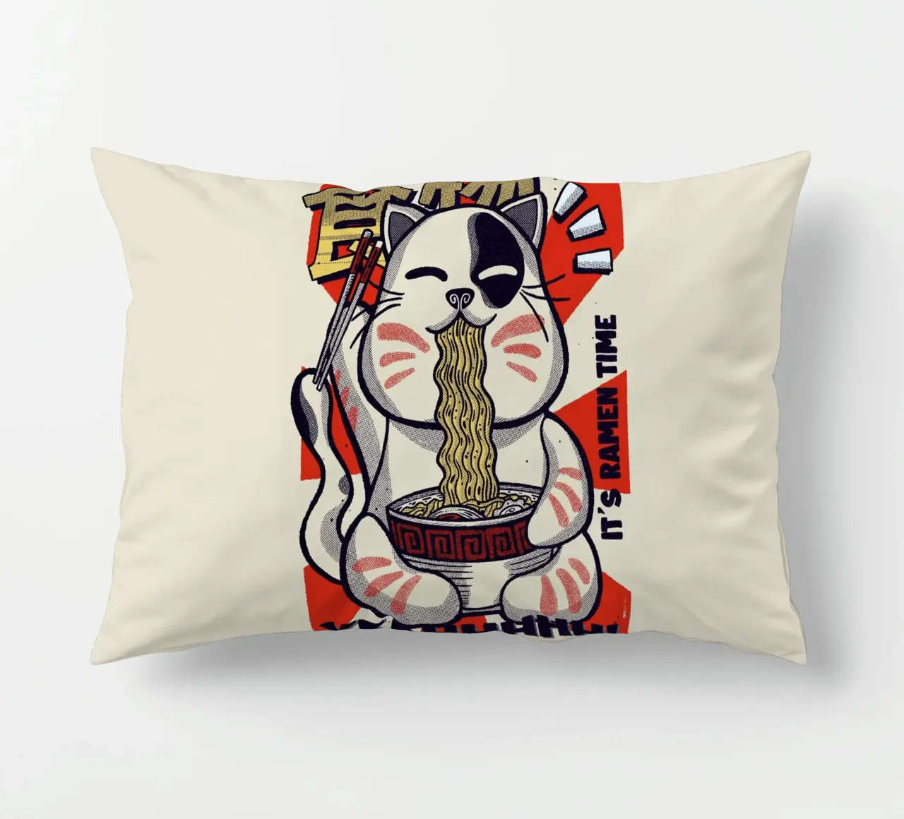 Its Ramen Time cuscino da Rafa Gomes