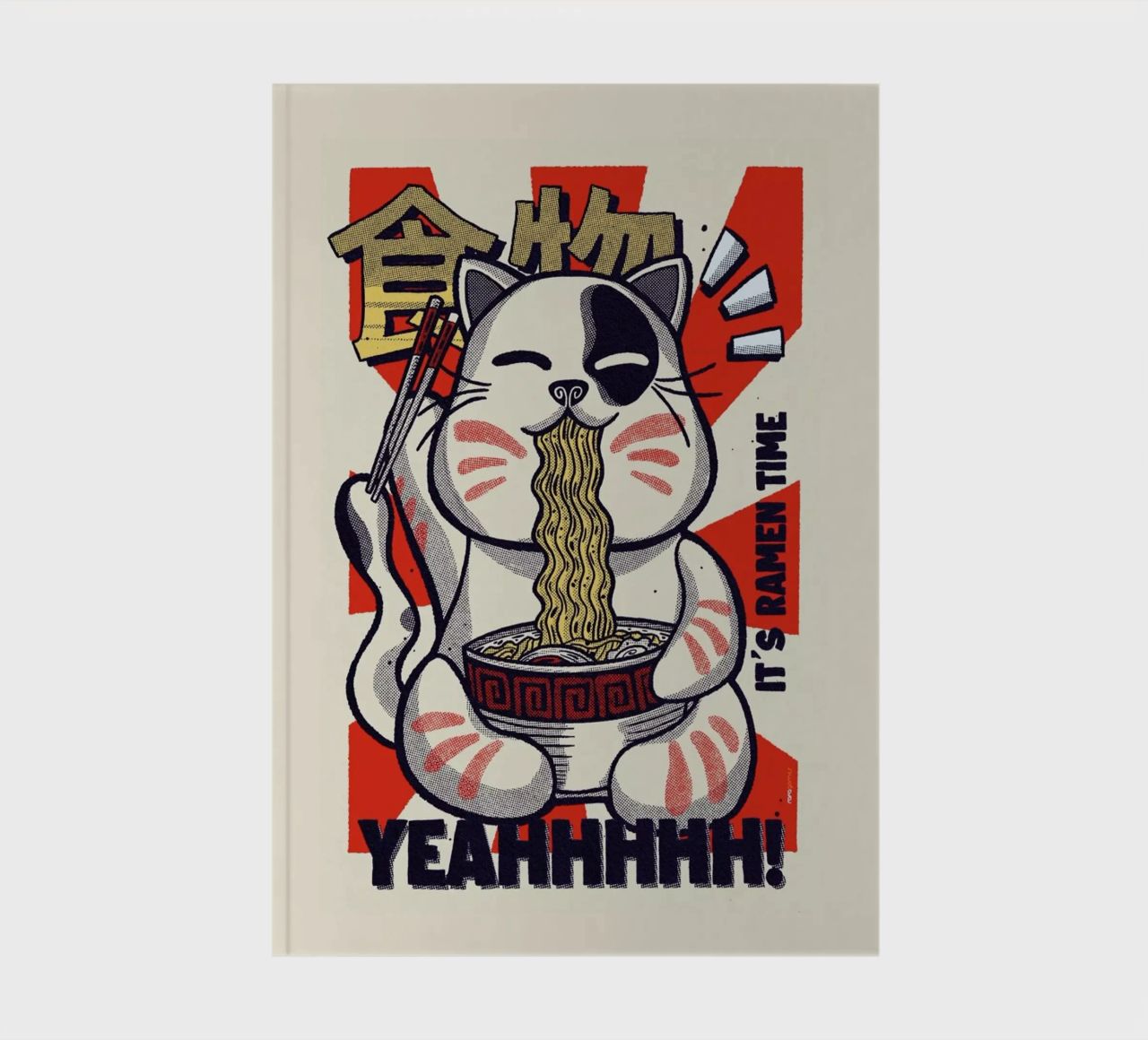 Its Ramen Time notebook by Rafa Gomes