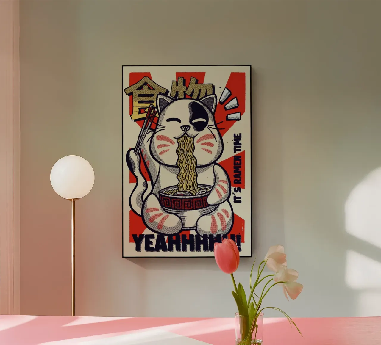 Its Ramen Time plexiglass da Rafa Gomes