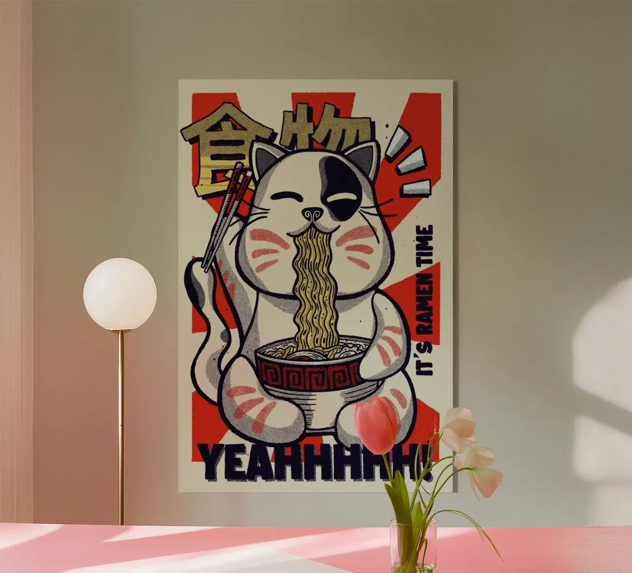 Its Ramen Time plexiglass da Rafa Gomes