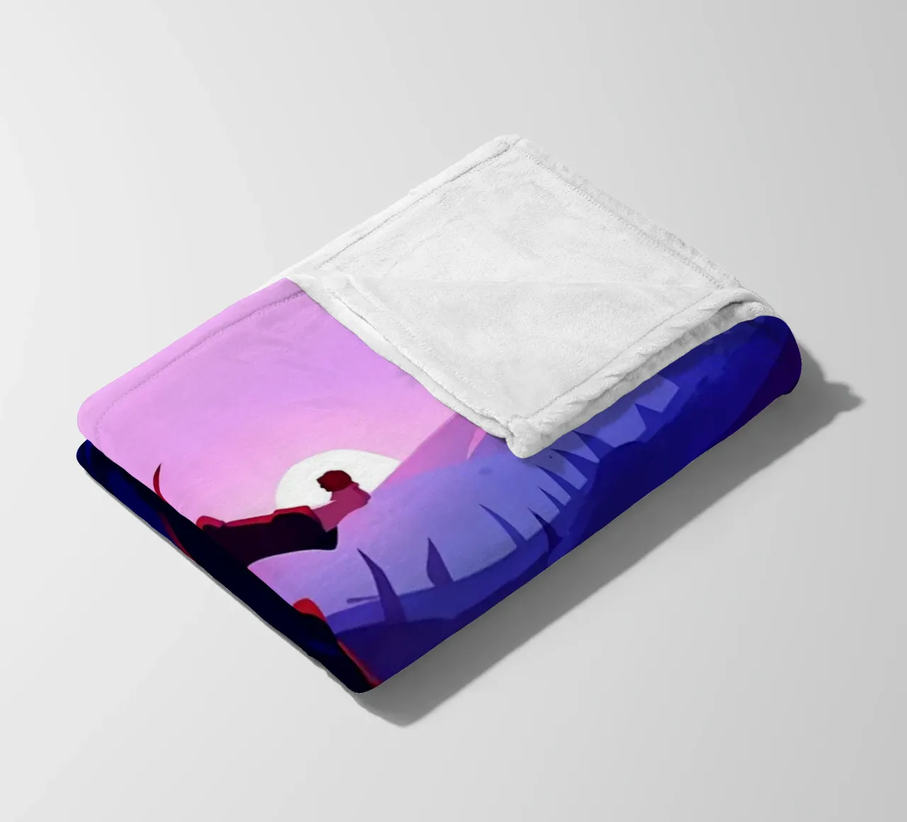 Riding Horse Alone In The Evening Lofi Art fleece blanket by LoFi Gallery
