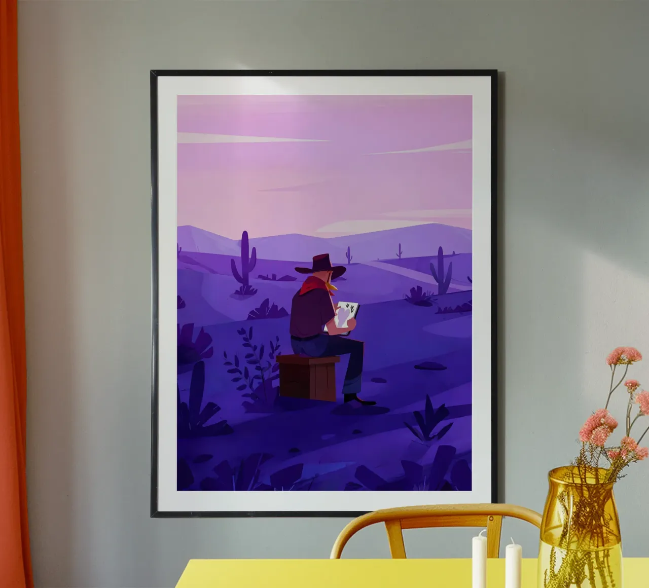 Lost In Desert Lofi Art poster da LoFi Gallery