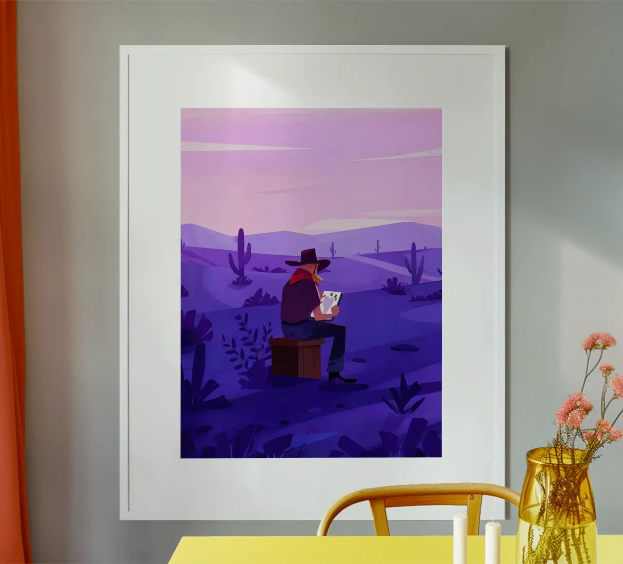 Lost In Desert Lofi Art poster da LoFi Gallery