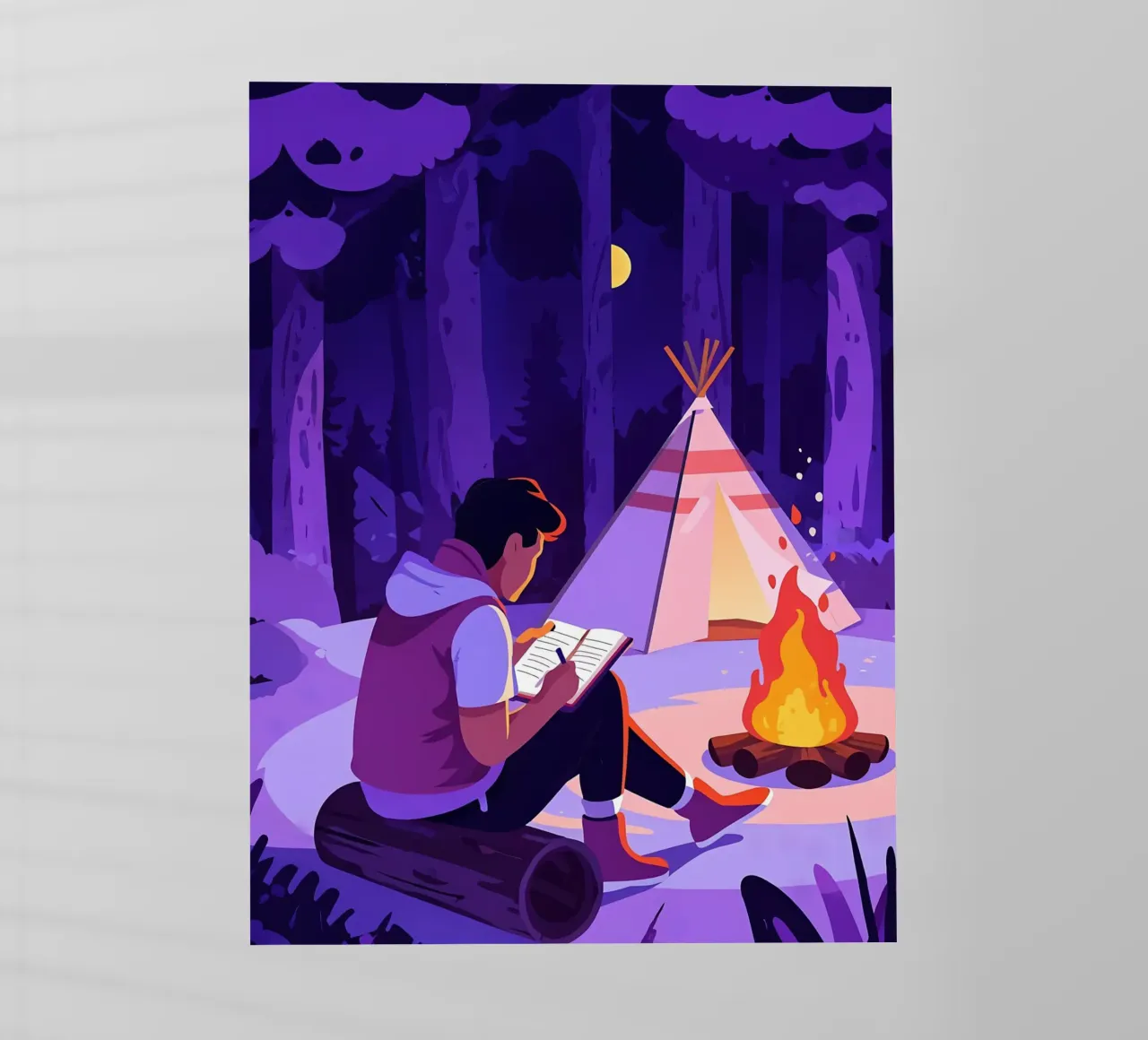 Scrivere al fuoco Lofi Art pellicola backlit da LoFi Gallery