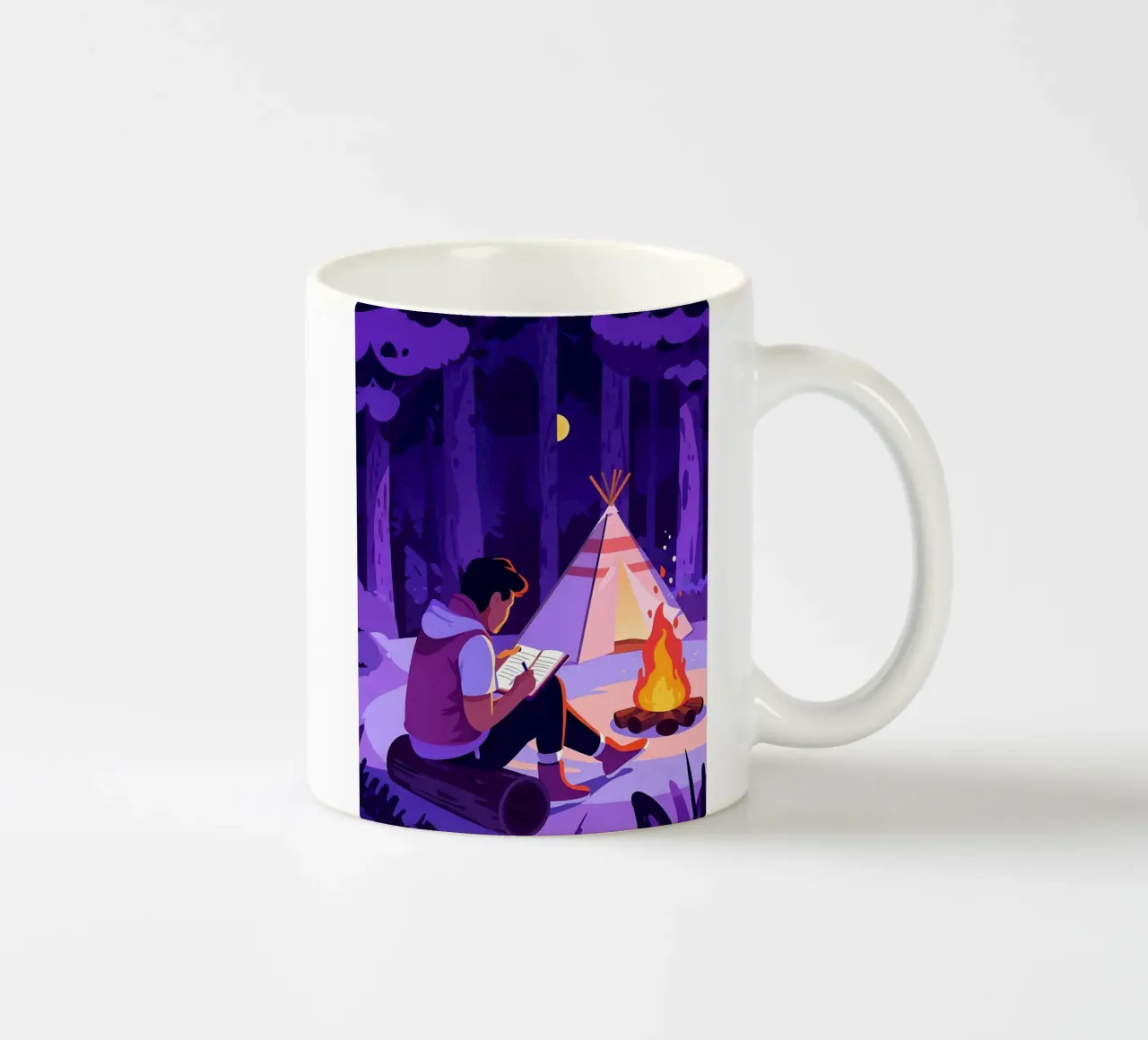 Scrivere al fuoco Lofi Art tazza in ceramica da LoFi Gallery