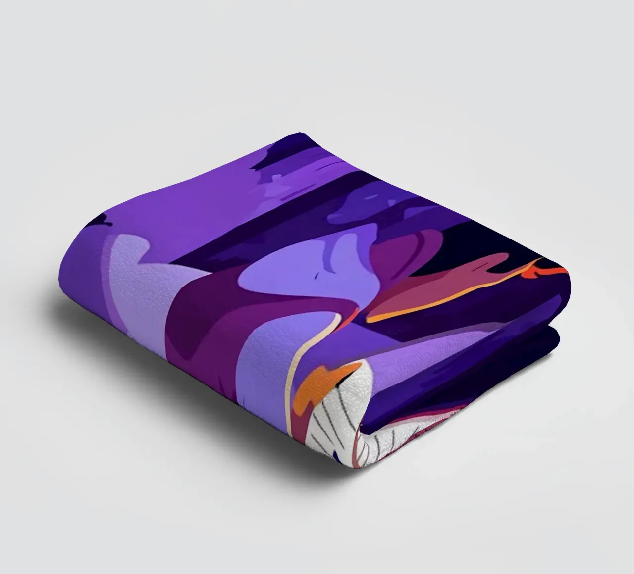 Writing At Campfire Lofi Art towel by LoFi Gallery