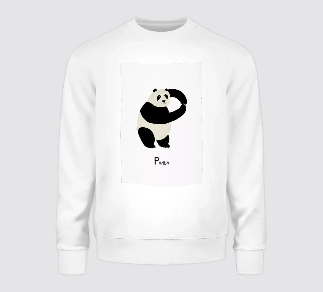 P for Panda Sweatshirt von Little Flourishes
