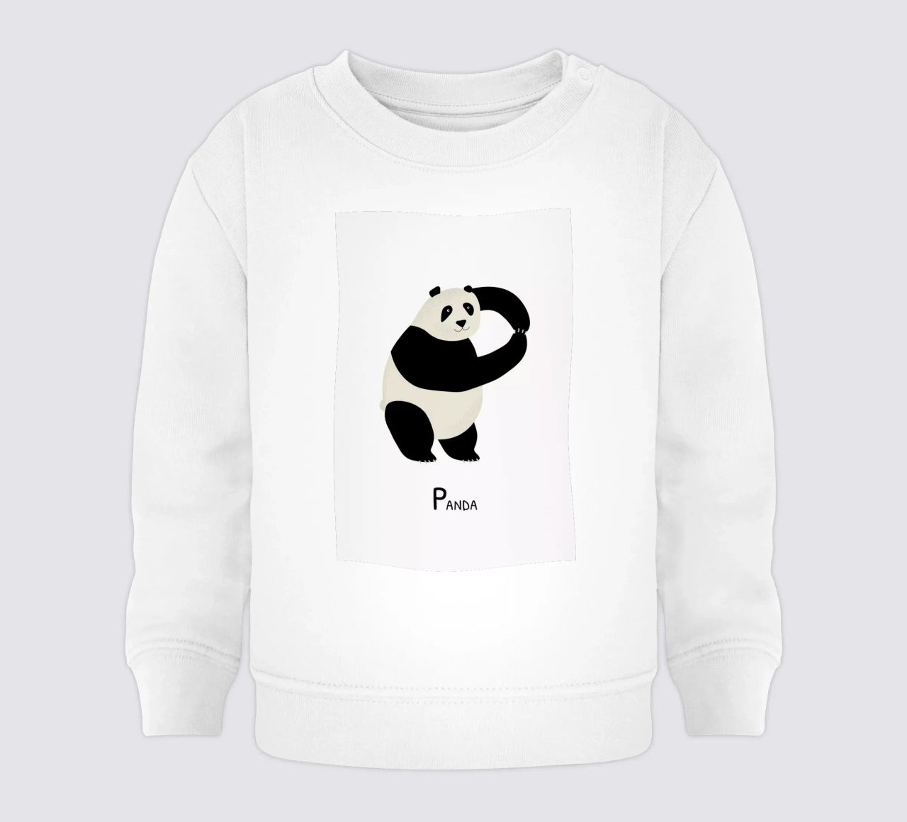 P for Panda felpa neonato da Little Flourishes