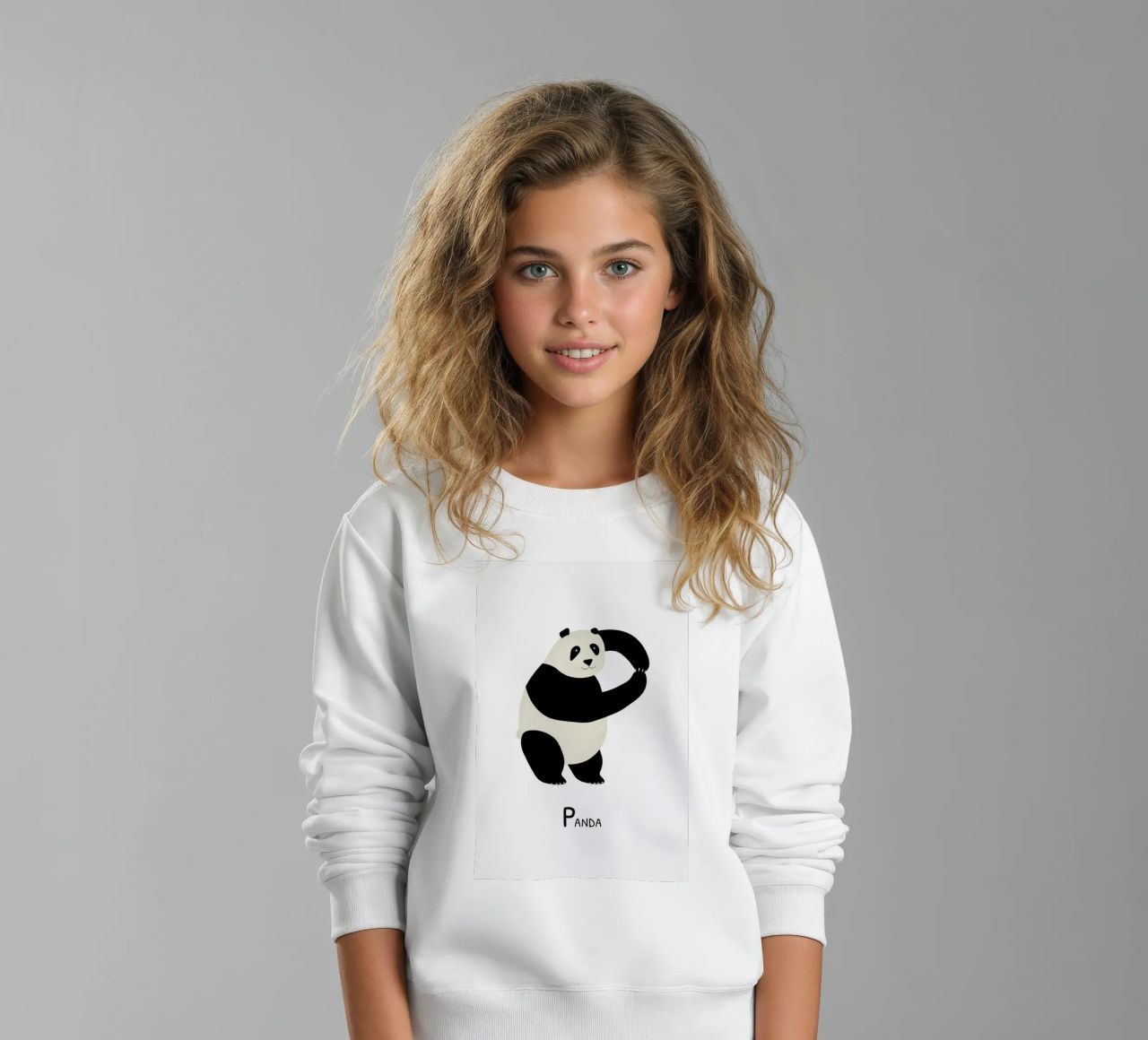 P for Panda felpa bambino da Little Flourishes