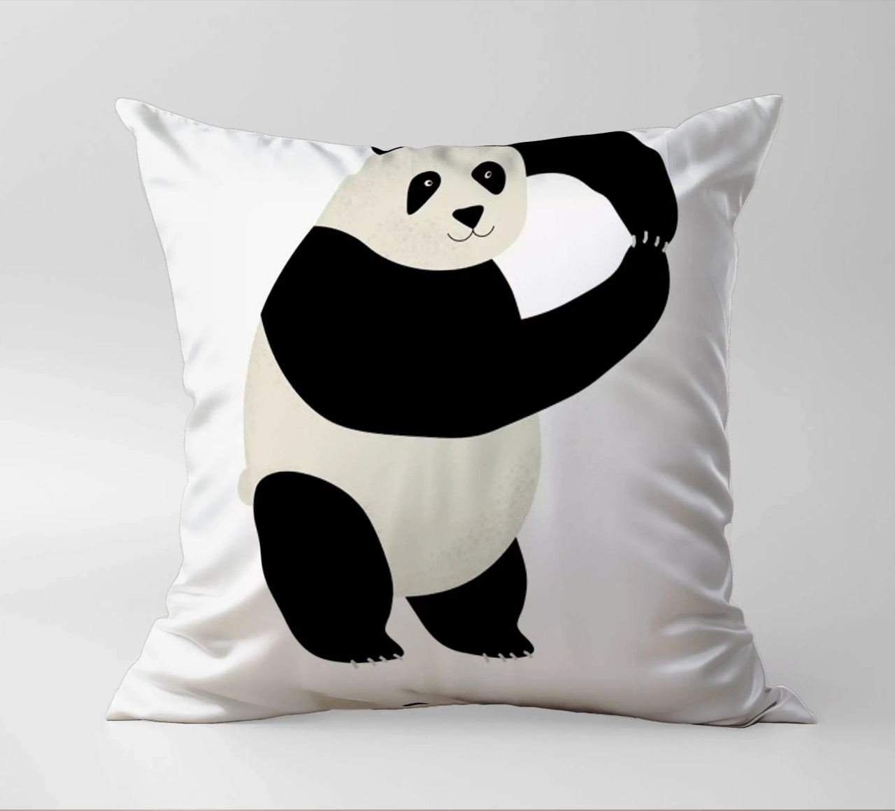 P for Panda cuscino da Little Flourishes