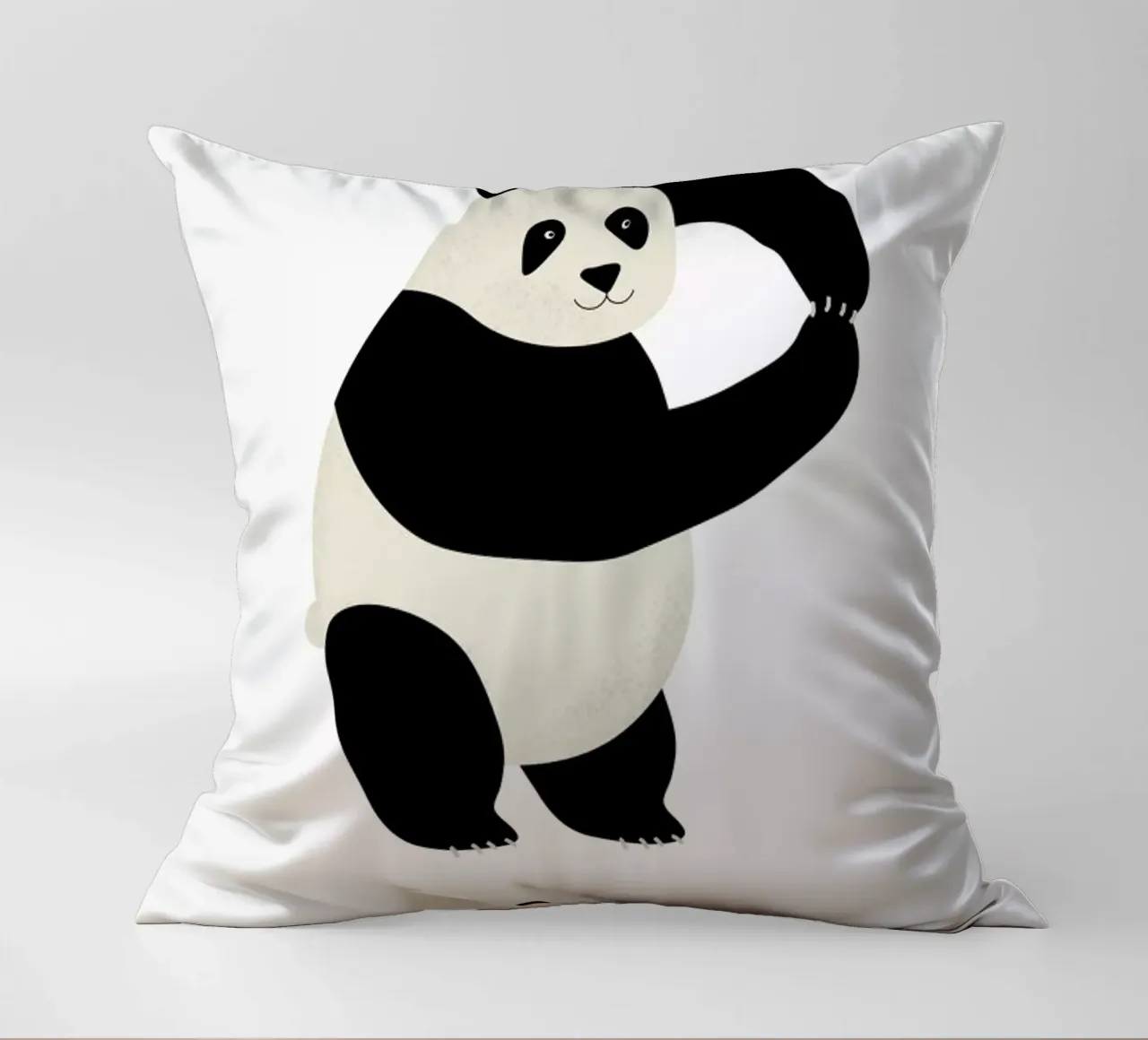 P for Panda cuscino da Little Flourishes