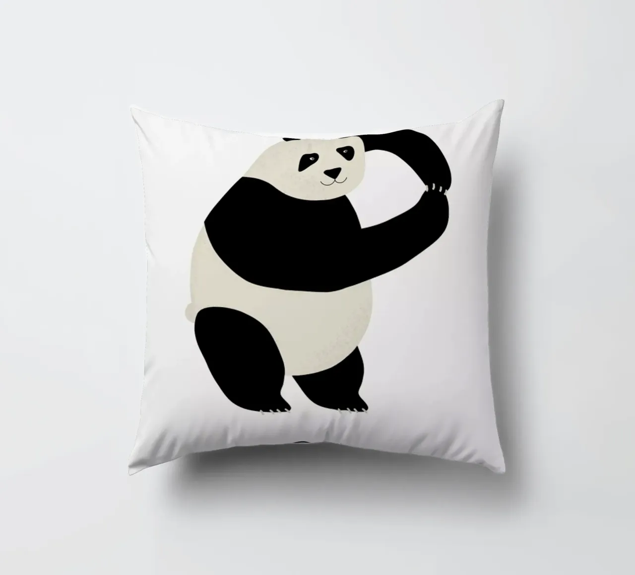 P for Panda cuscino da Little Flourishes