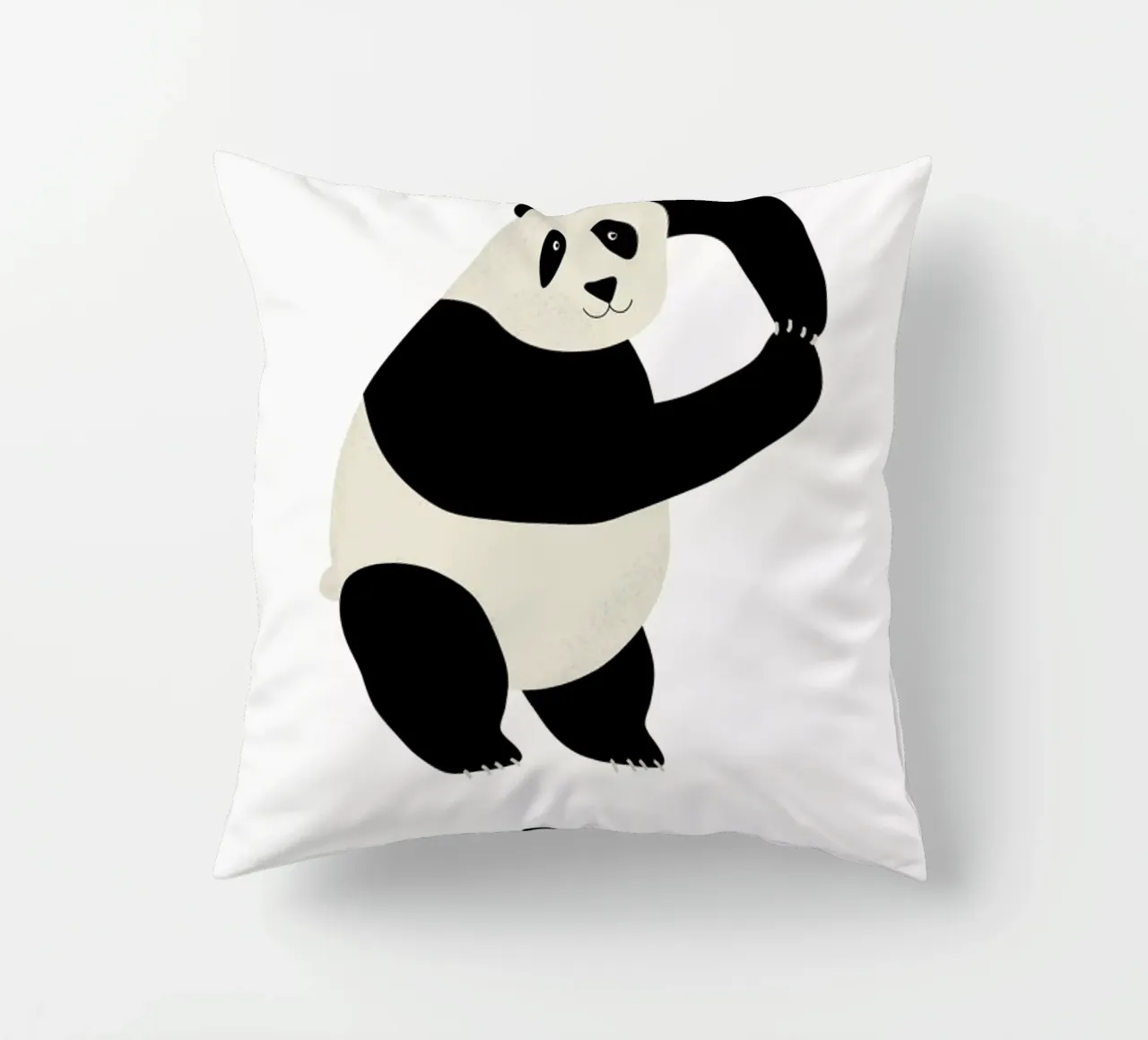 P for Panda cuscino da Little Flourishes