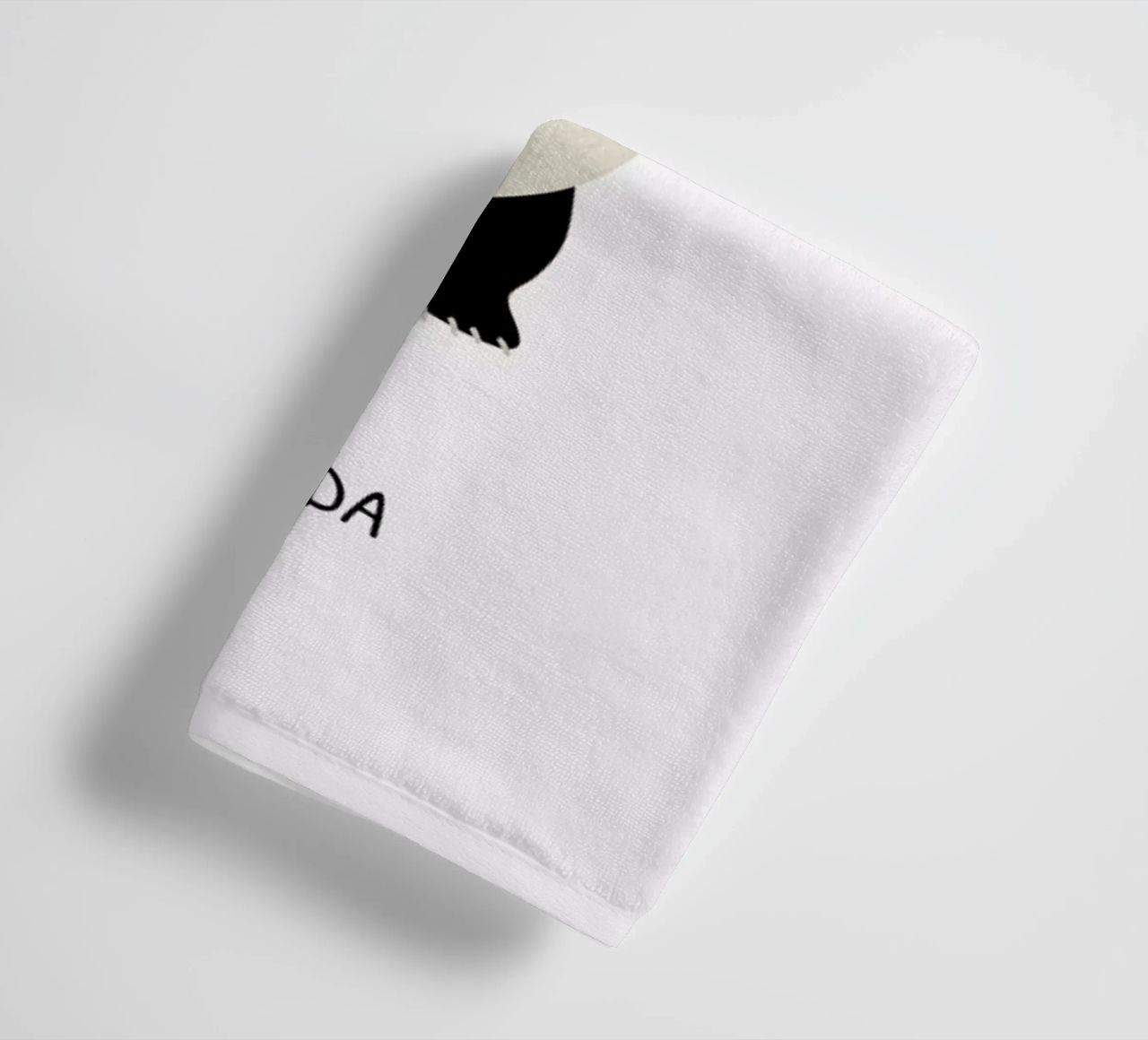 P for Panda asciugamano da bagno da Little Flourishes