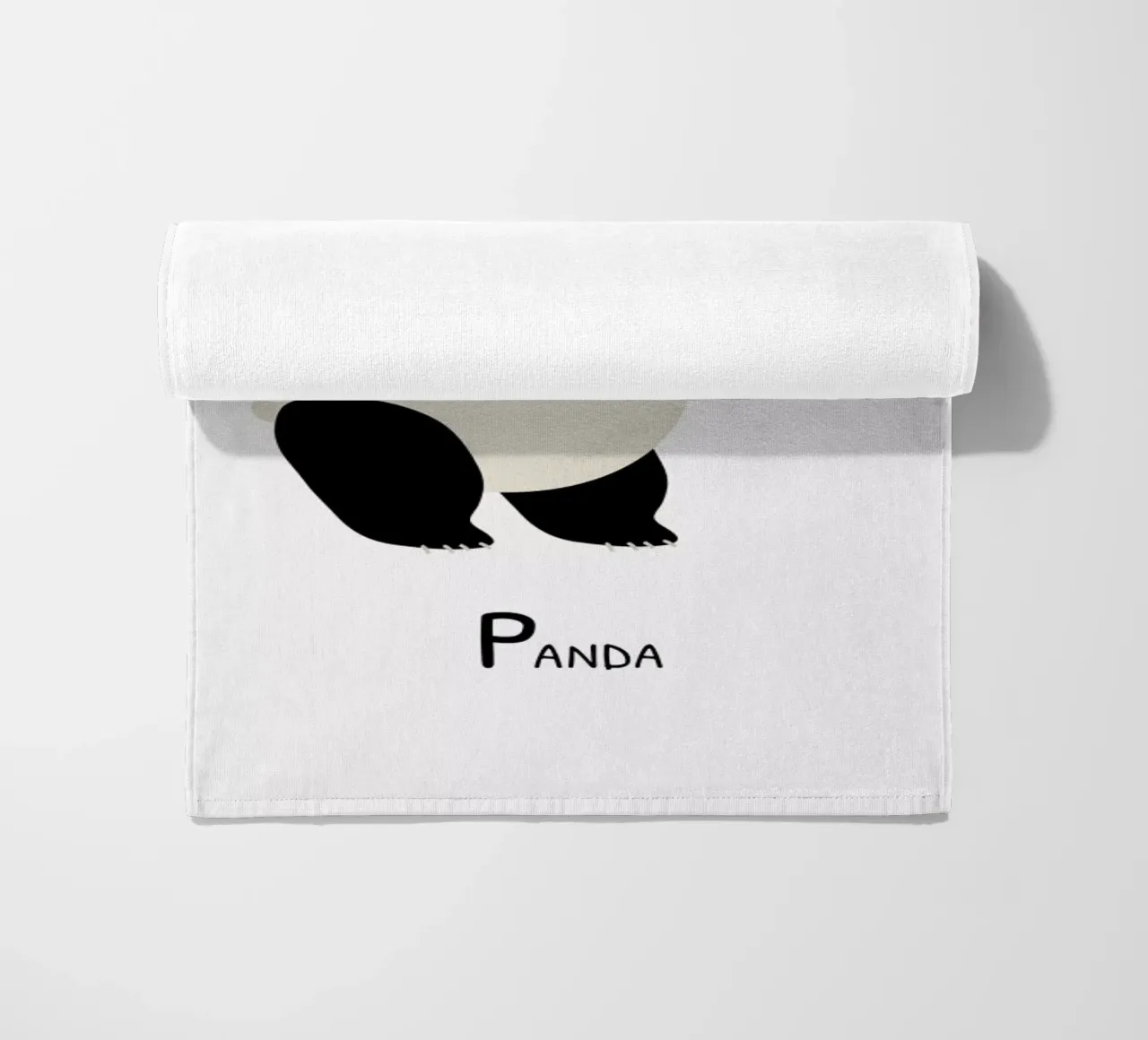 P for Panda telo mare da Little Flourishes