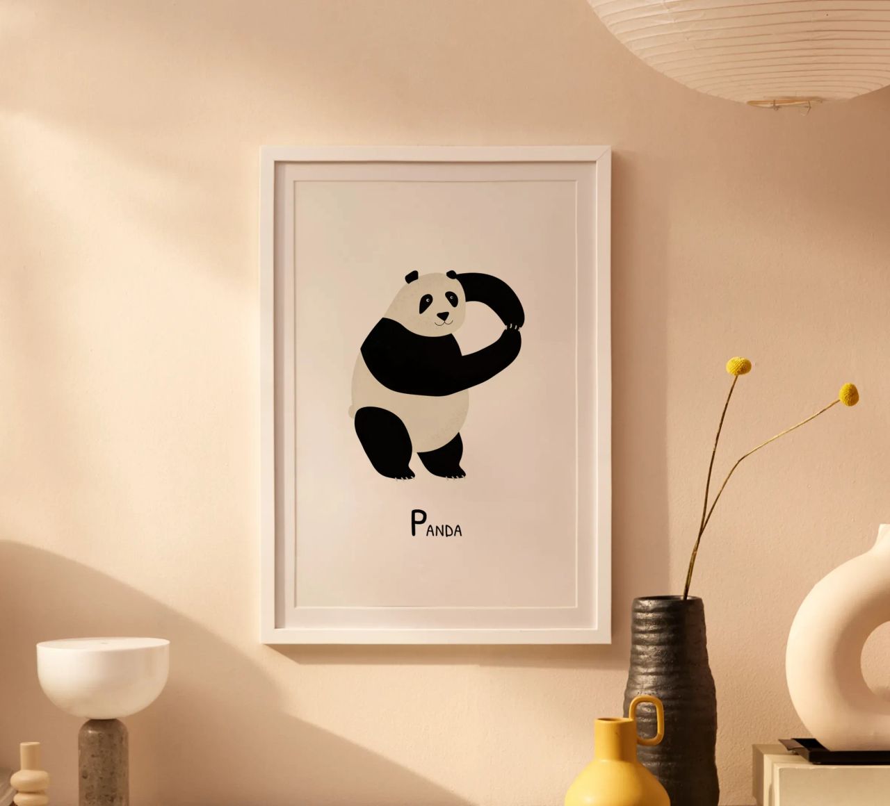 P for Panda carta hahnemühle da Little Flourishes