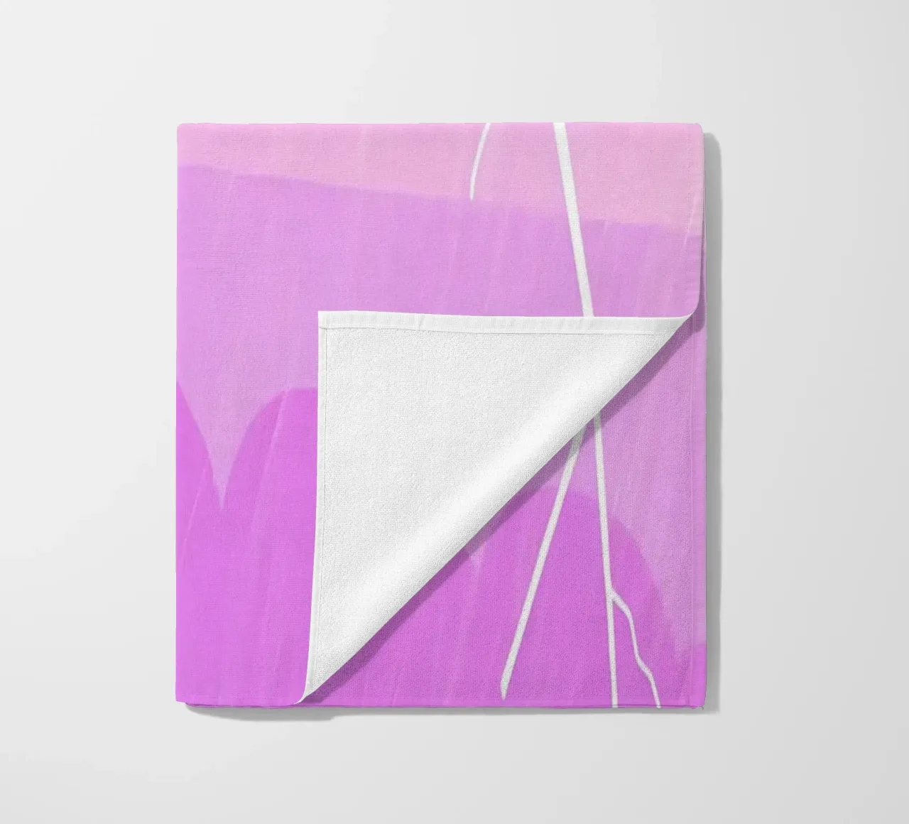 Standing At The Oceanside Cliff In Lightning Lofi Art beach towel by LoFi Gallery