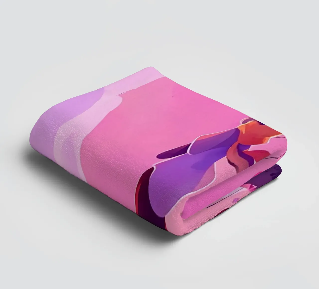 Cerf-volant volant dans un champ de fleurs Lofi Art serviette de bain de LoFi Gallery