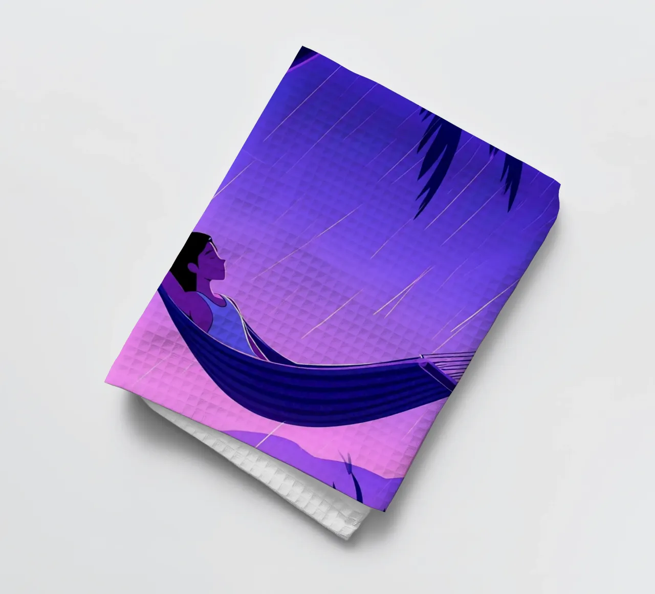 Se reposer sur un hamac Lofi Art torchon de LoFi Gallery