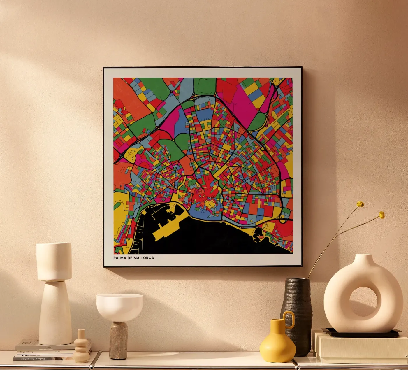 Palma de Mallorca plexiglass da The Cartography Collection
