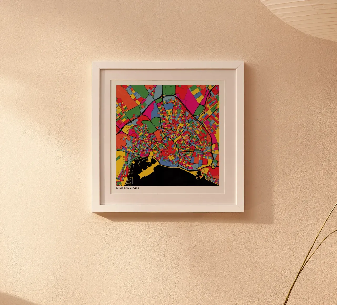 Palma de Mallorca poster da The Cartography Collection