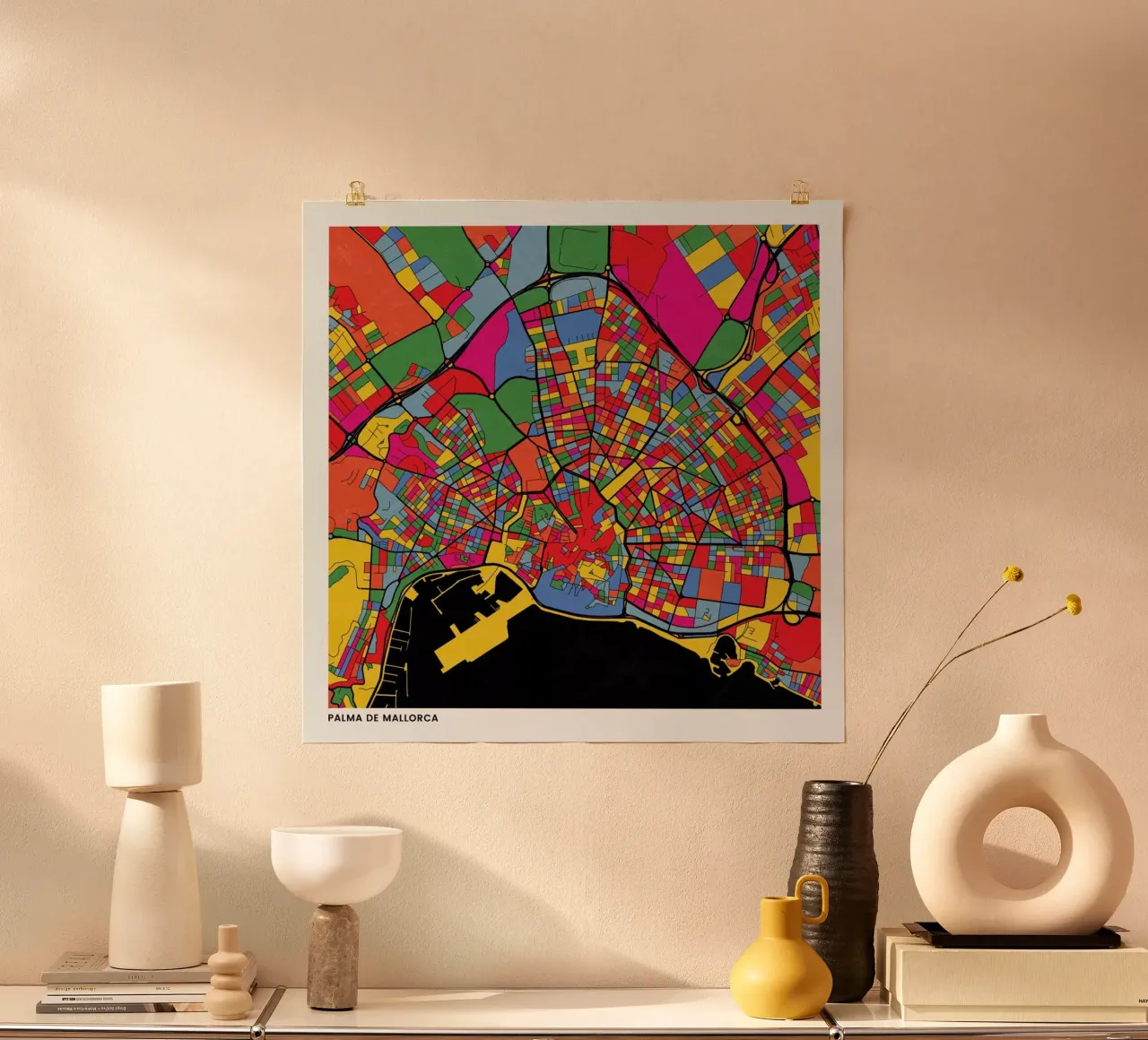 Palma de Mallorca poster da The Cartography Collection