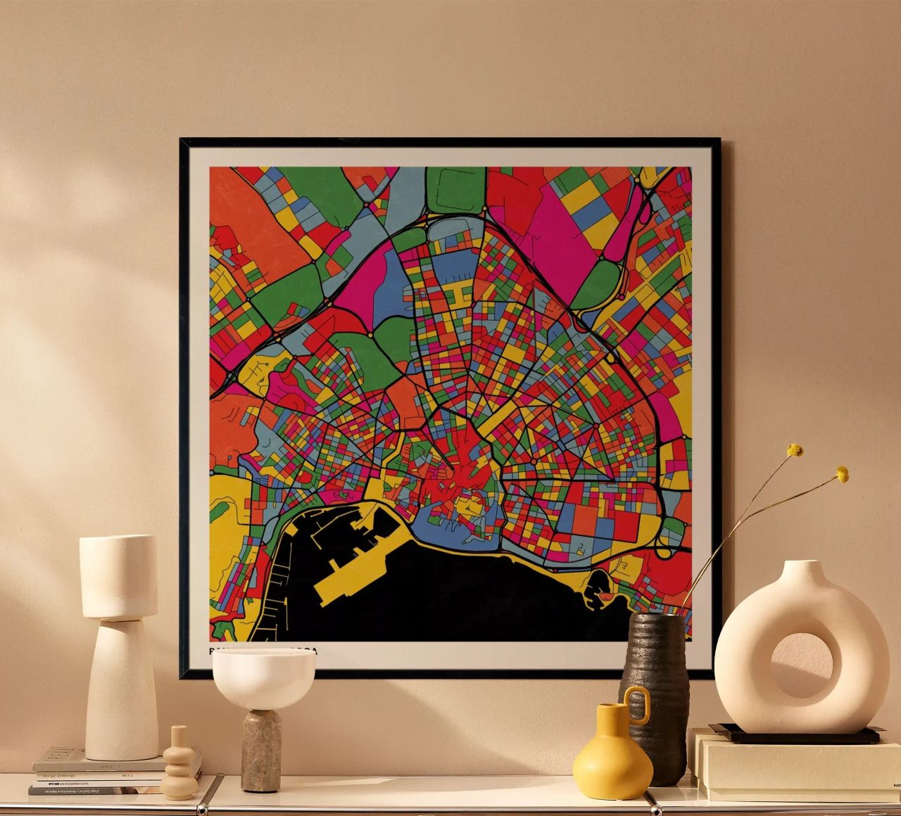 Palma de Mallorca poster de The Cartography Collection