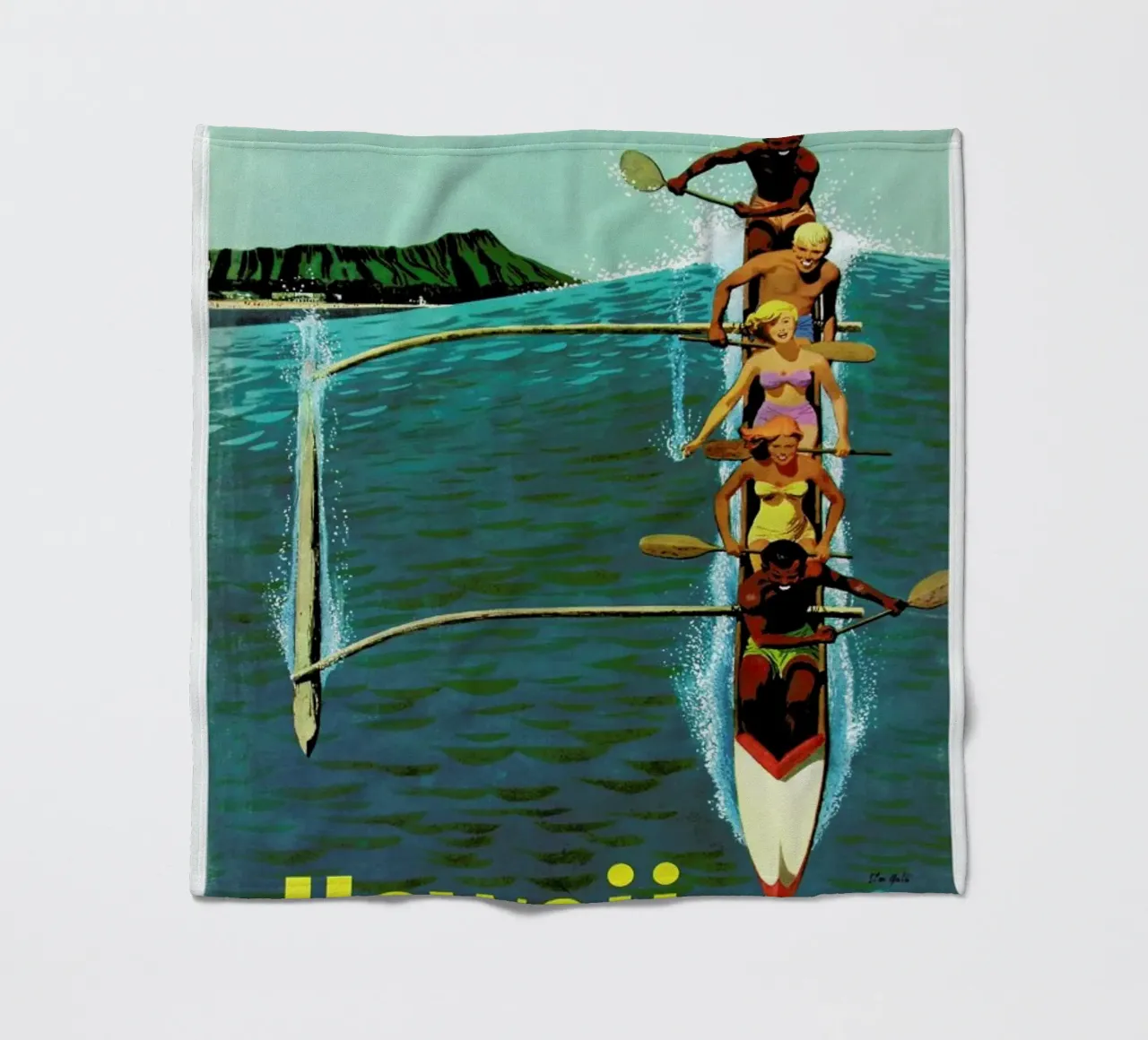 hawaii3 fleece blanket by Robert Livingston