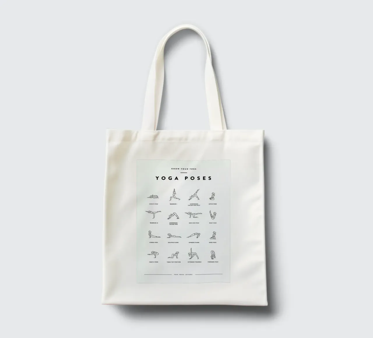 Yoga Chart borsa in juta da daylight design studio