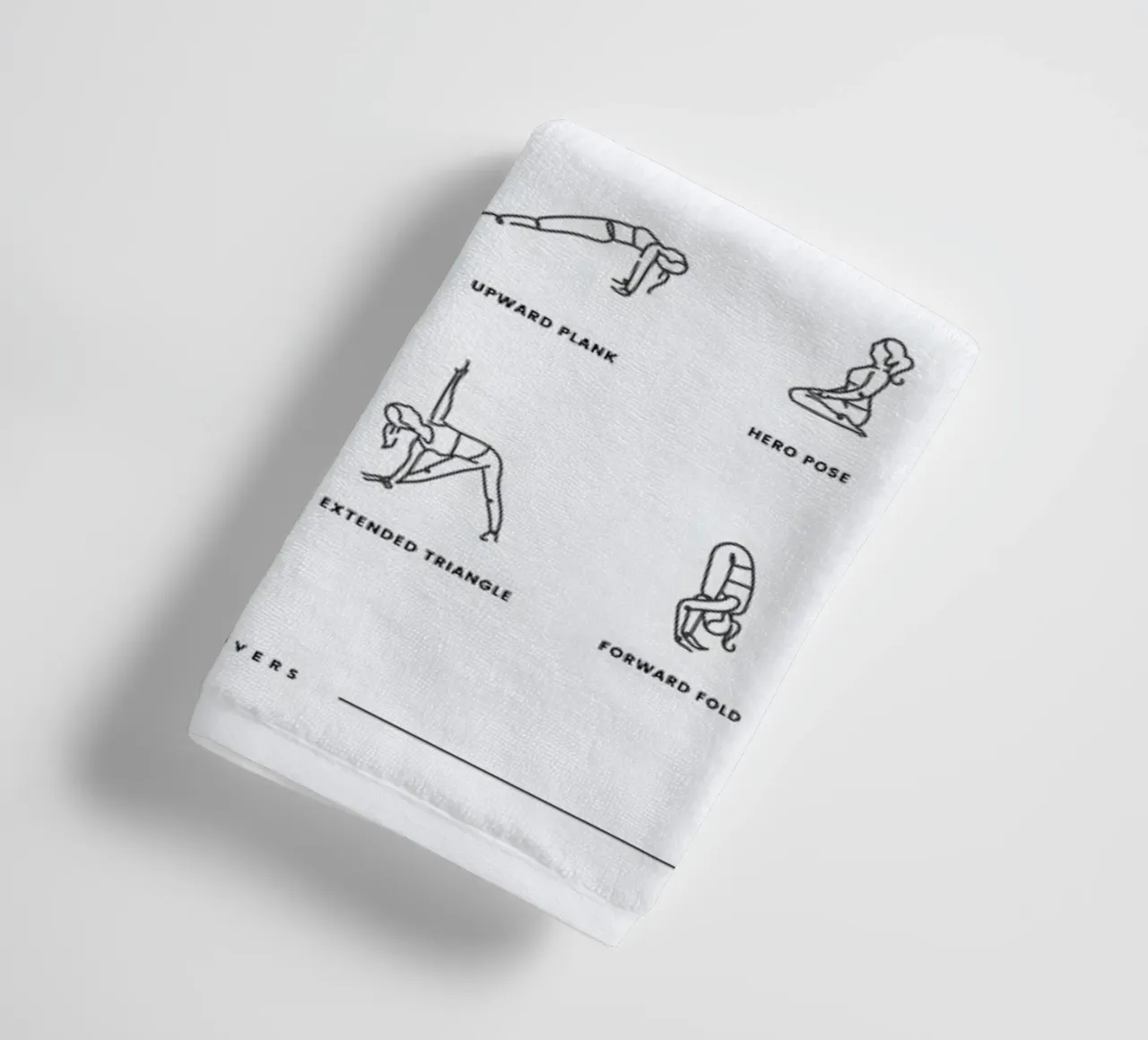 Yoga Chart asciugamano da bagno da daylight design studio