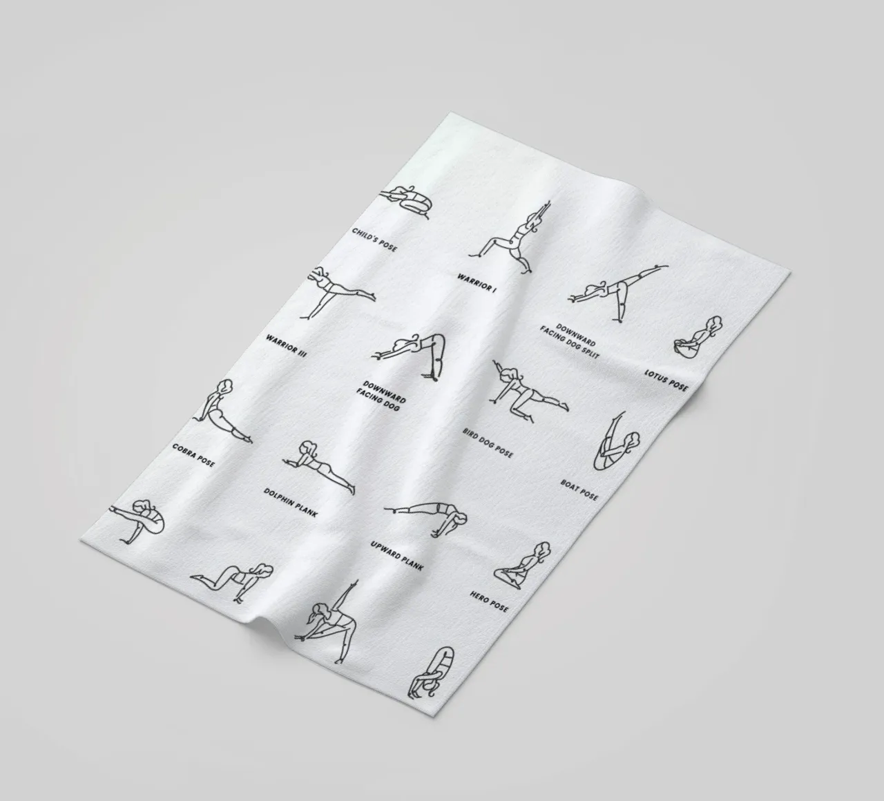 Yoga Chart telo mare da daylight design studio