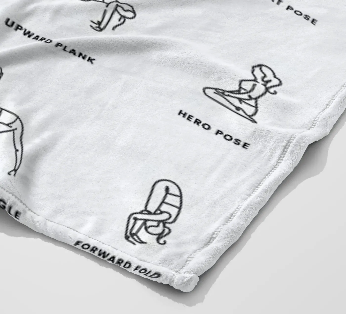 Yoga Chart Fleecedecke von daylight design studio