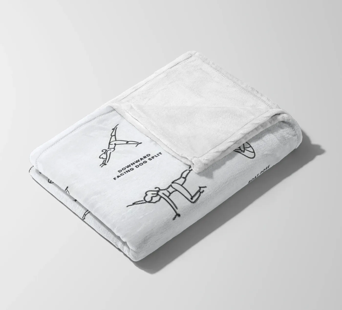 Yoga Chart Fleecedecke von daylight design studio