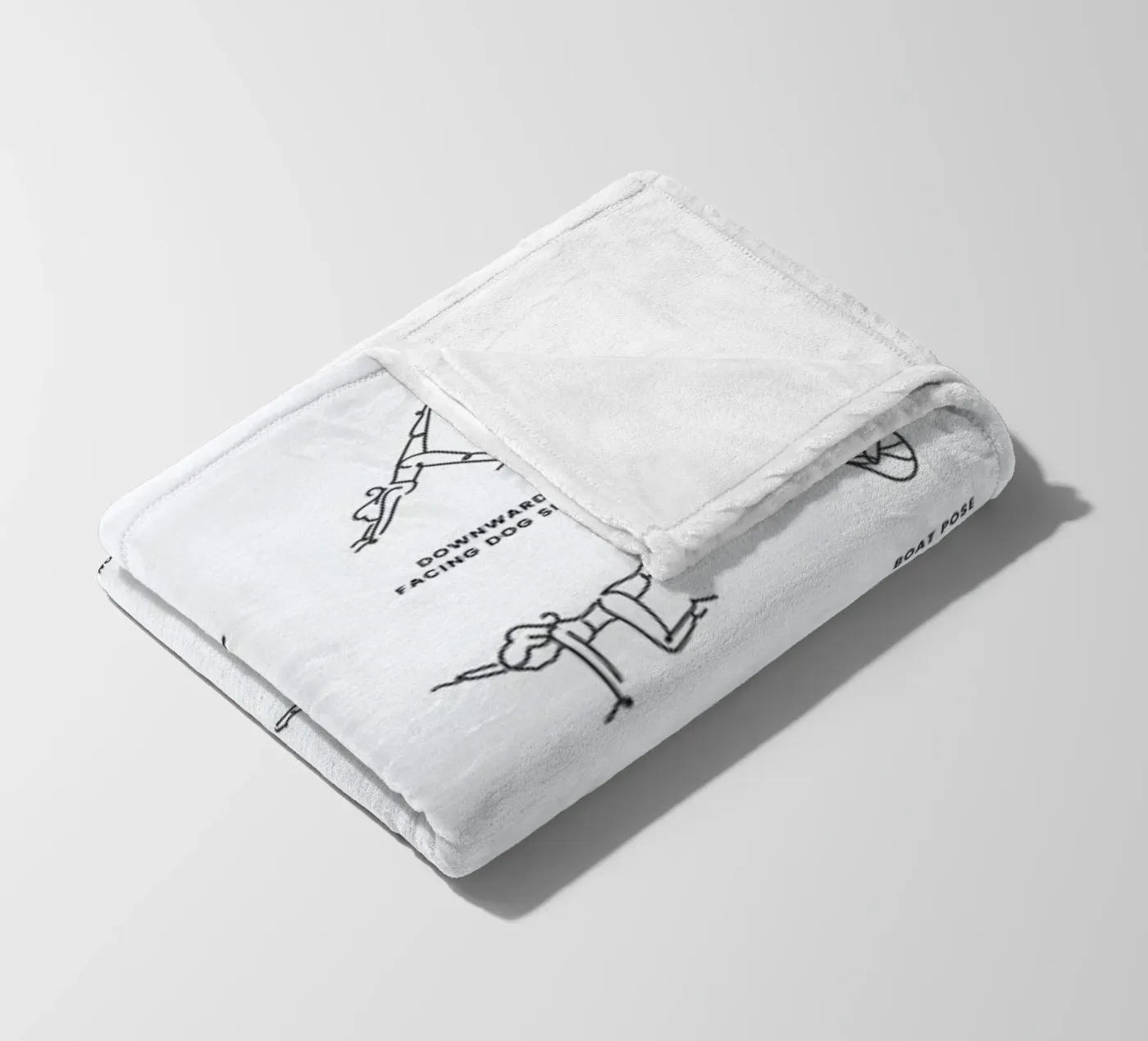 Yoga Chart Fleecedecke von daylight design studio