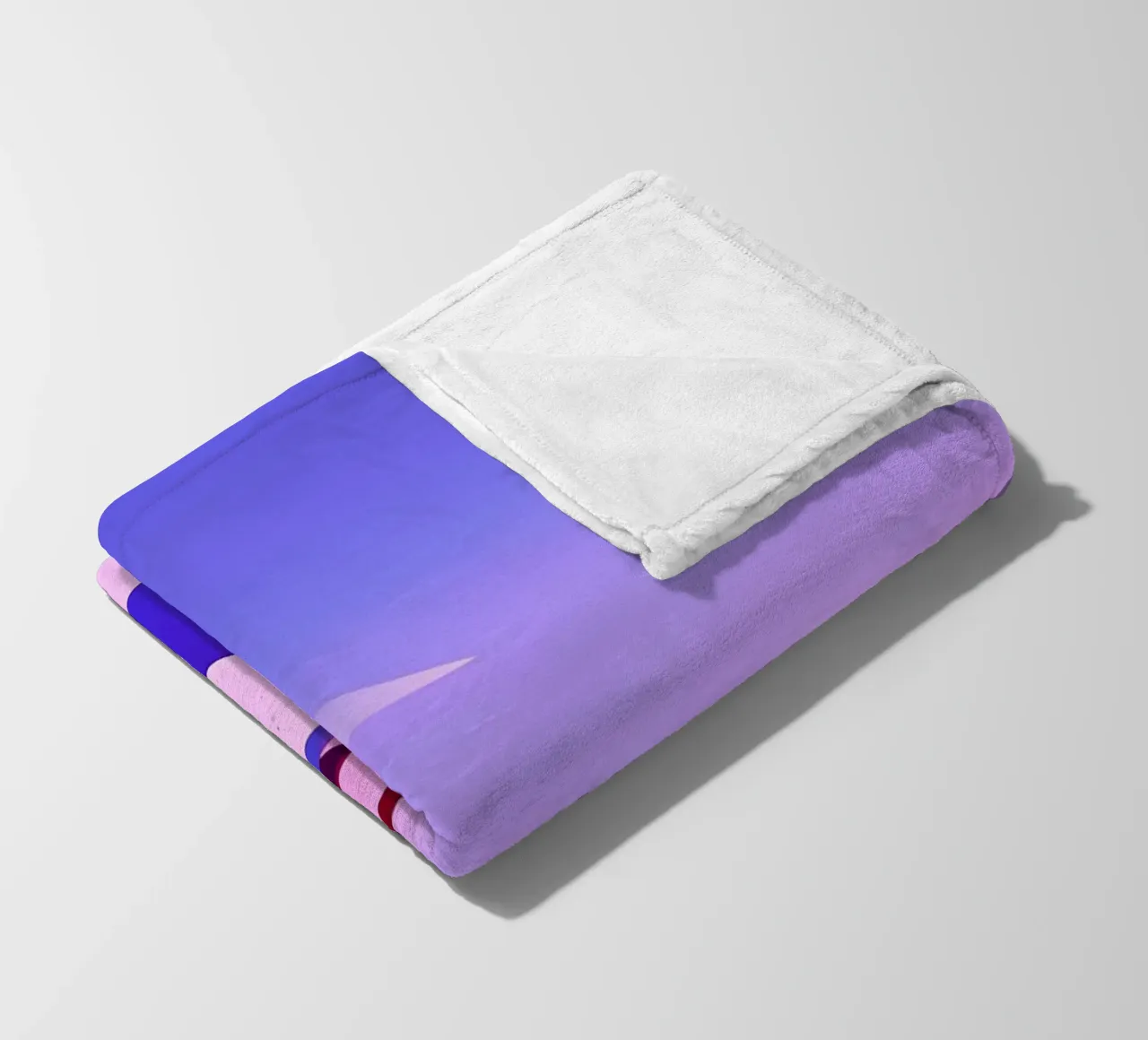 Scivolare dalla montagna di neve Lofi Art coperta in pile da LoFi Gallery