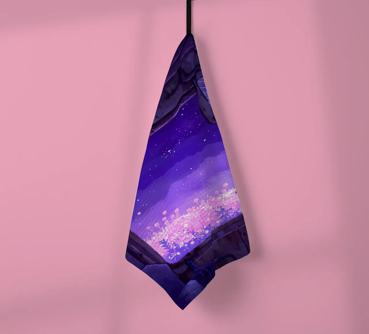 Baby Robot su un'altra pianta Lofi Art canovaccio da cucina da LoFi Gallery