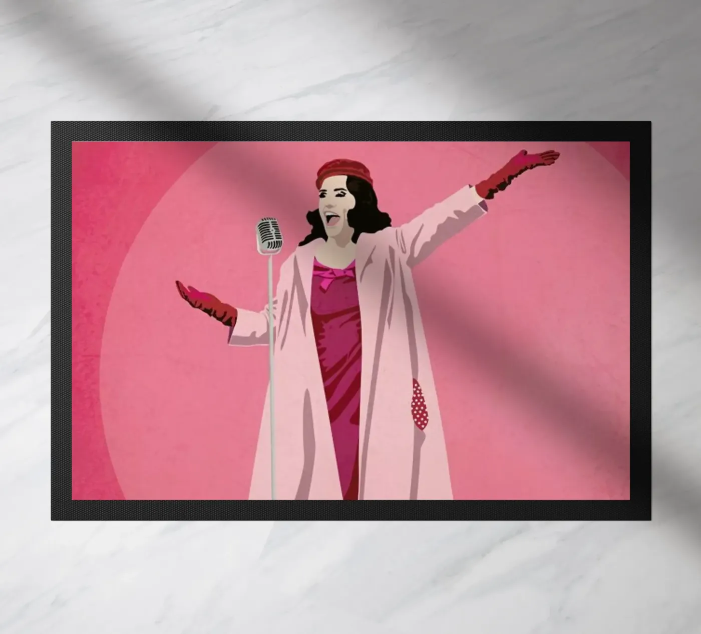 Die wunderbare Mrs. Maisel Fußmatte von Fräulein Fisher
