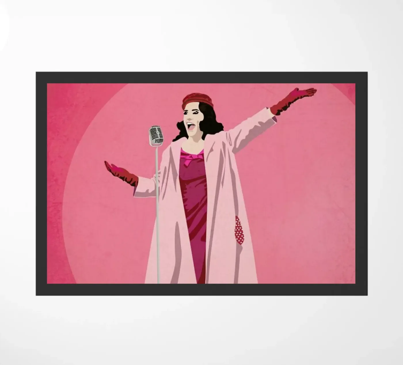 Die wunderbare Mrs. Maisel Fußmatte von Fräulein Fisher