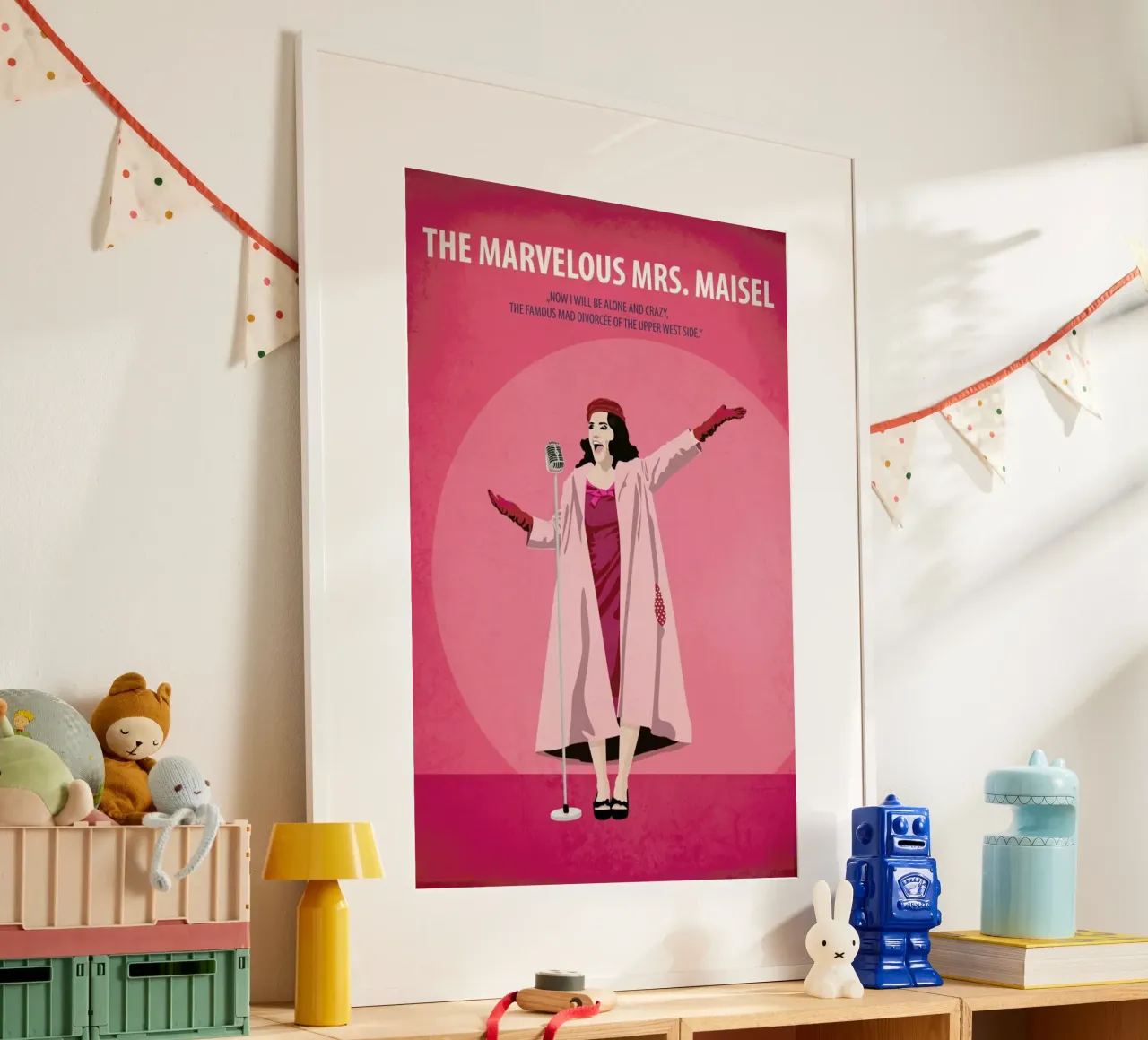 La meravigliosa signora Maisel poster con telaio in plastica da Fräulein Fisher