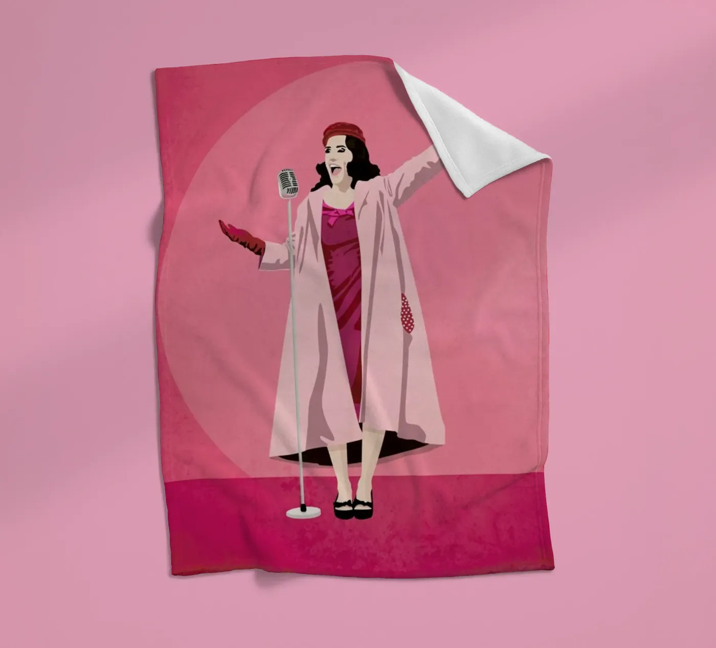 Die wunderbare Mrs. Maisel Fleecedecke von Fräulein Fisher