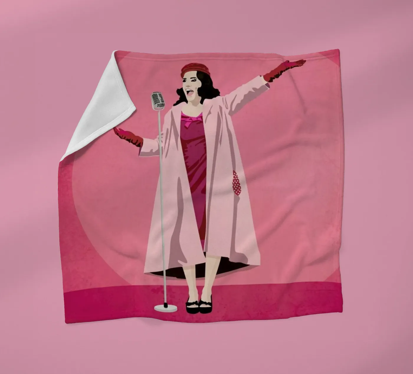 Die wunderbare Mrs. Maisel Fleecedecke von Fräulein Fisher
