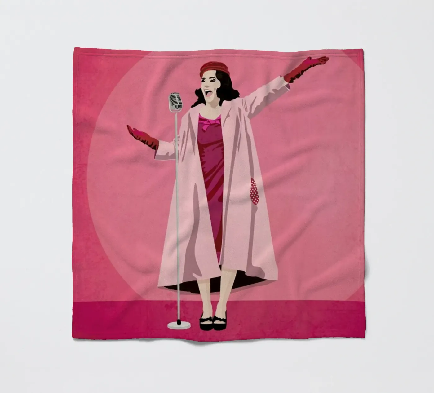 Die wunderbare Mrs. Maisel Fleecedecke von Fräulein Fisher