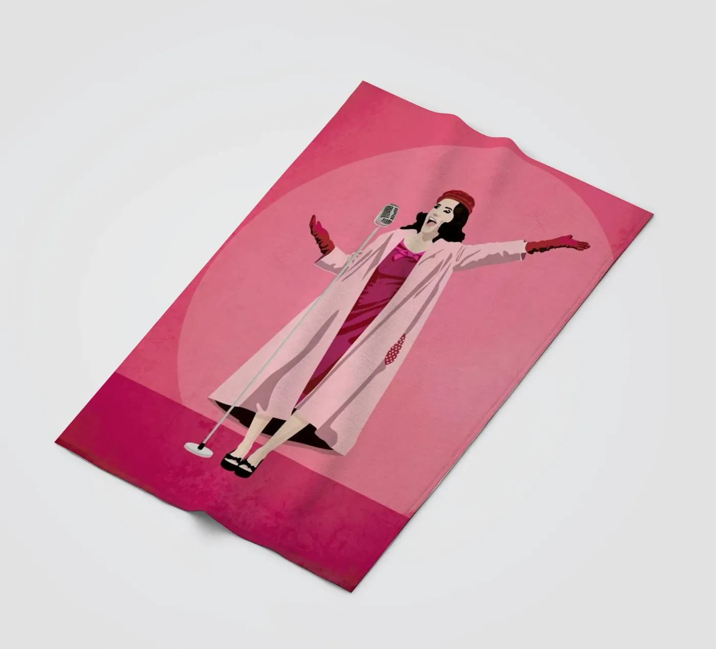 Die wunderbare Mrs. Maisel Fleecedecke von Fräulein Fisher