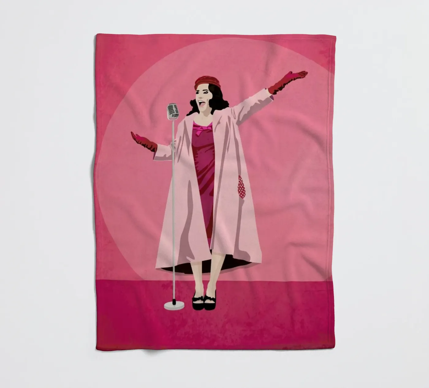 Die wunderbare Mrs. Maisel Fleecedecke von Fräulein Fisher