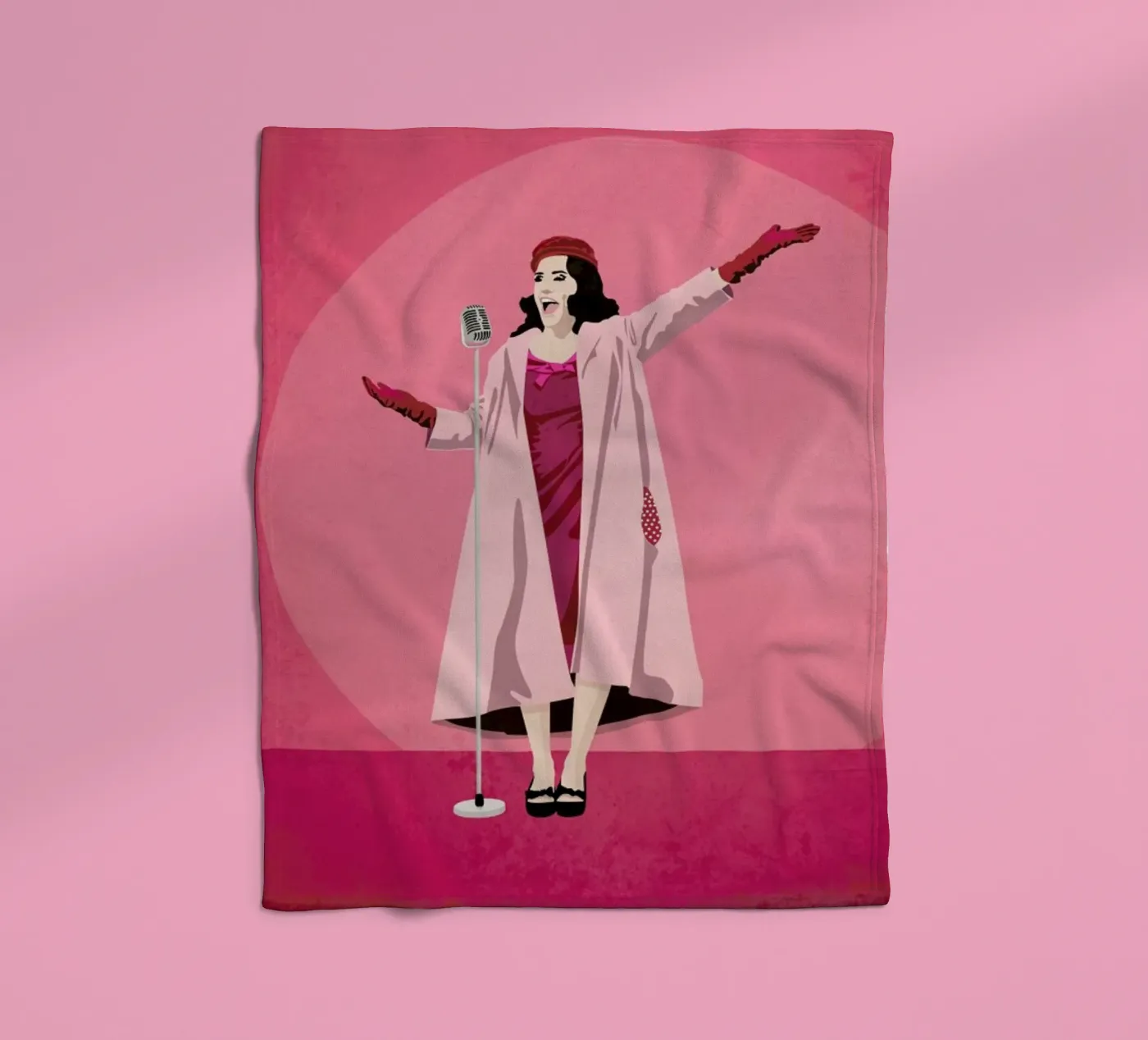 Die wunderbare Mrs. Maisel Fleecedecke von Fräulein Fisher