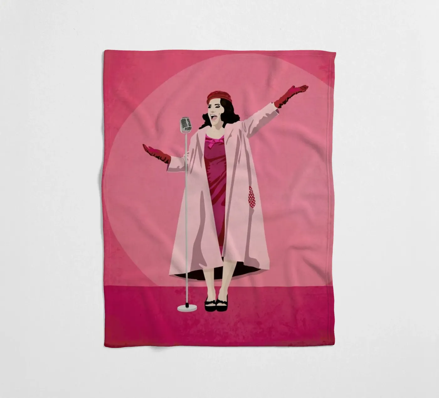 Die wunderbare Mrs. Maisel Fleecedecke von Fräulein Fisher