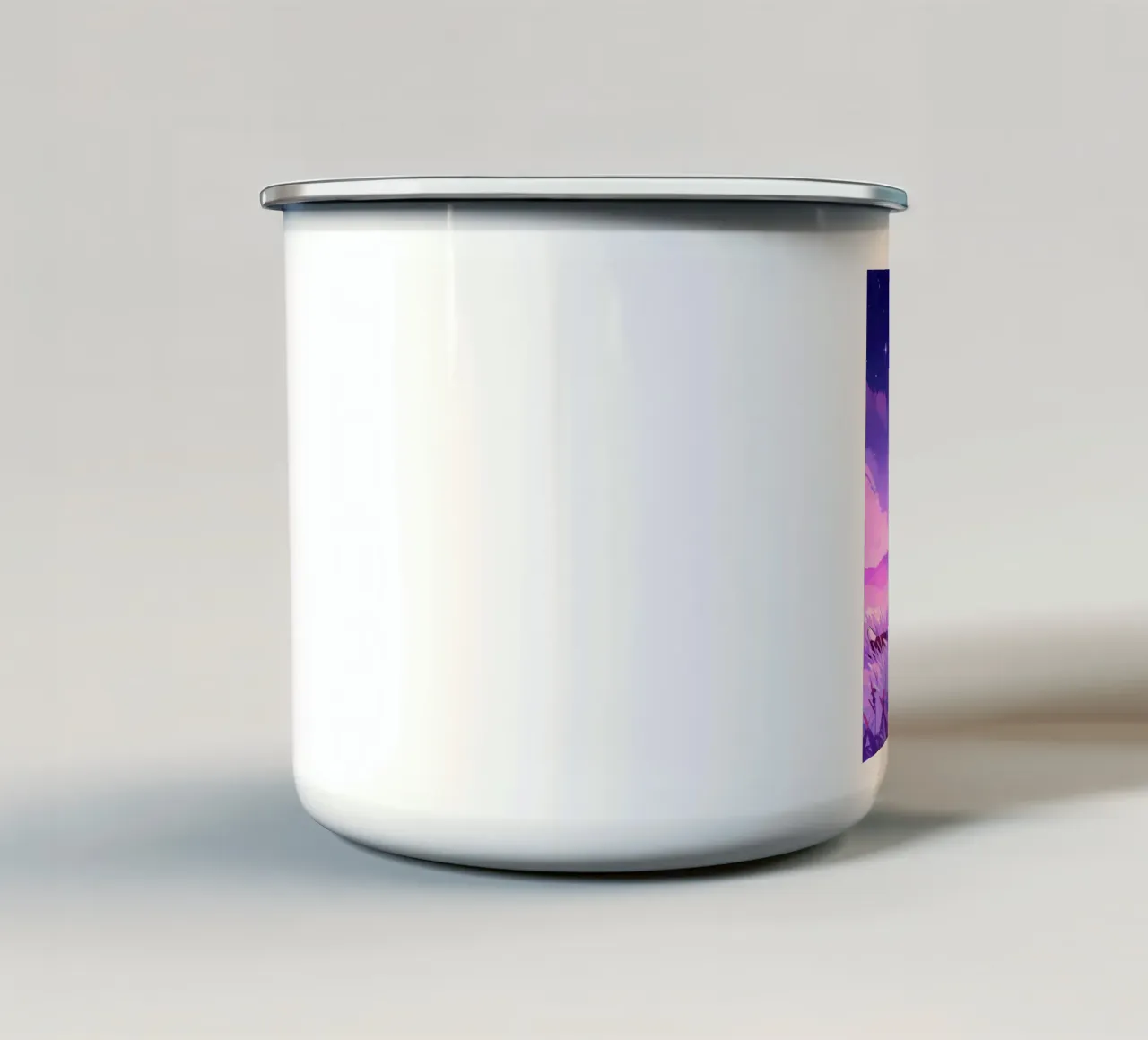 Nel paese dei sogni da solo Lofi Art tazza in smalto da LoFi Gallery